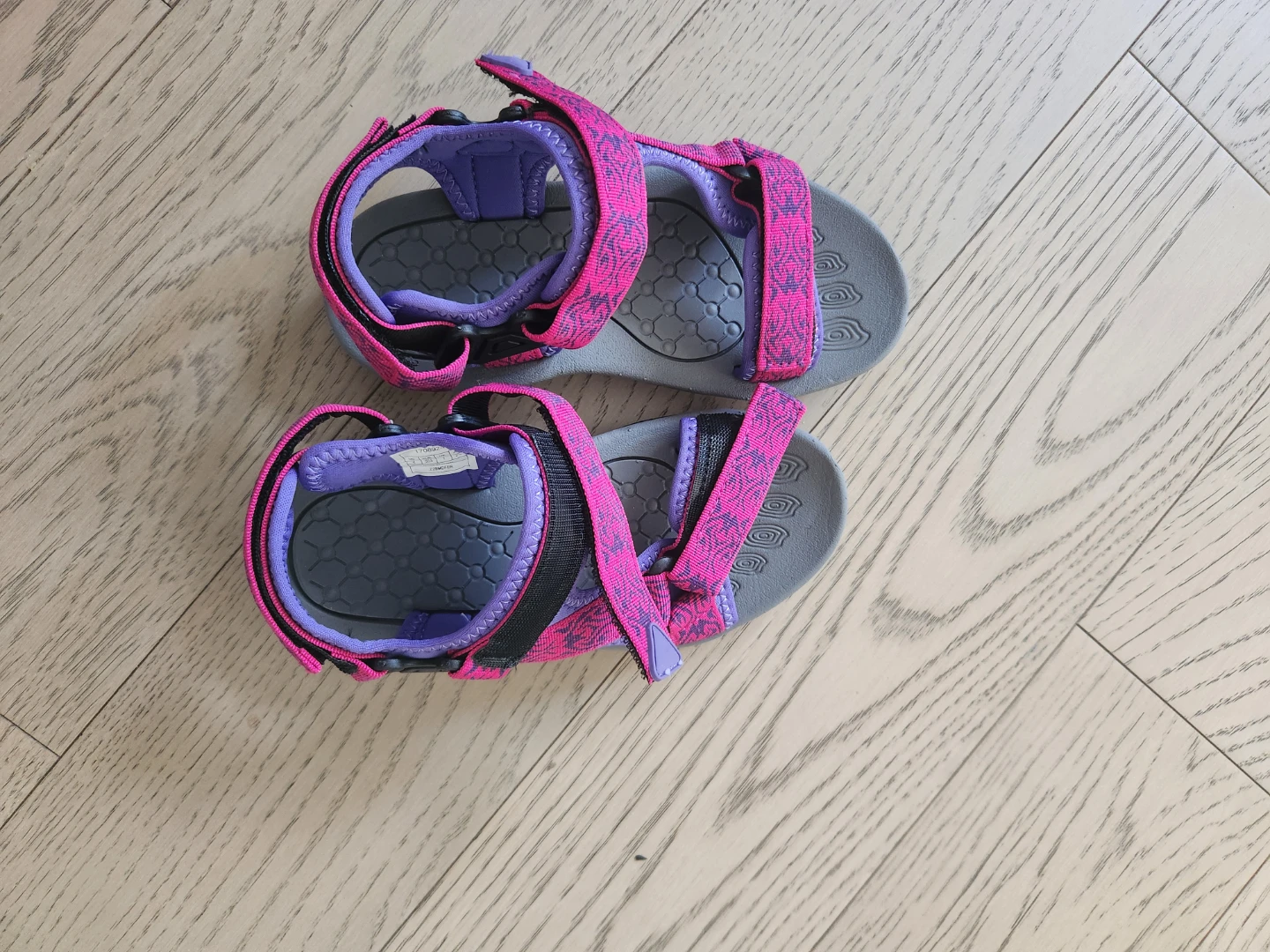 Girls Pink and Purple Sandals