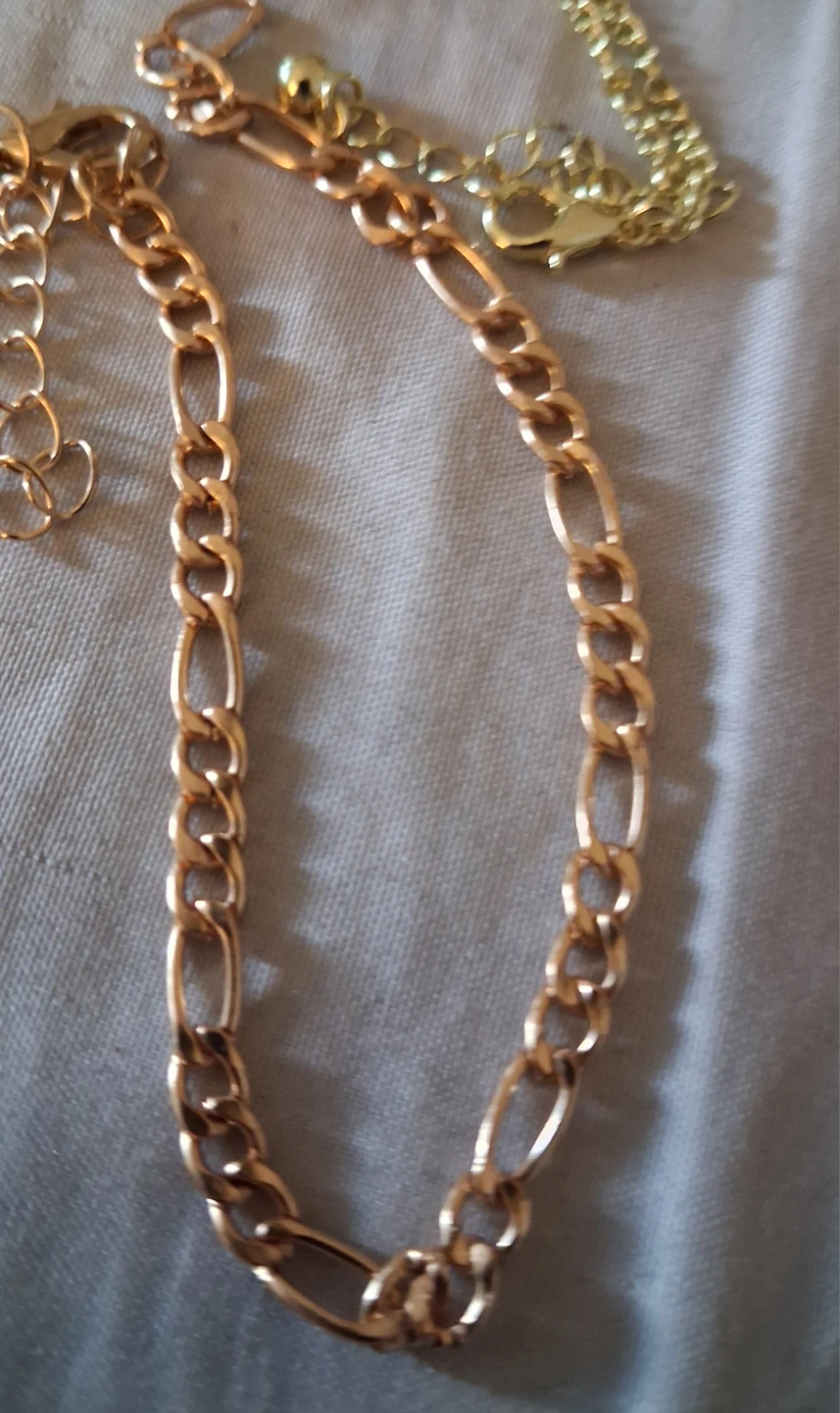Gold-tone Pendant Necklace and Chain - photo 3