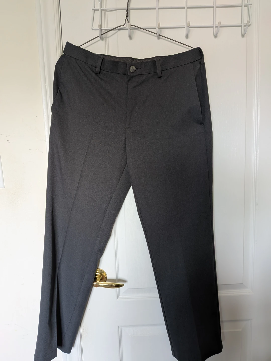 🏈Haggar Cool 18 Grey Dress Pants