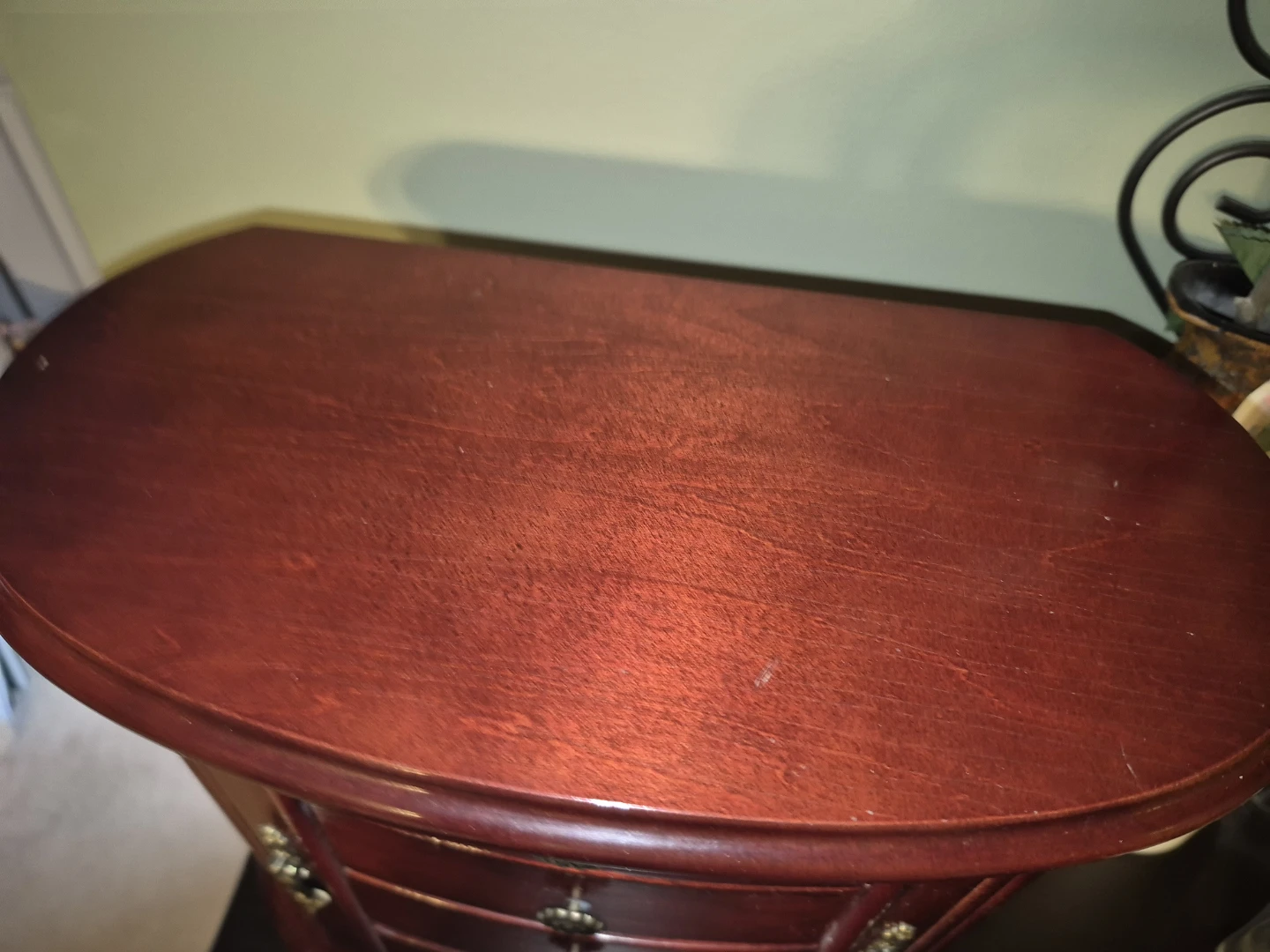 Wooden Music Jewelry Box with 4 Drawers, top drawer is fake - photo 3