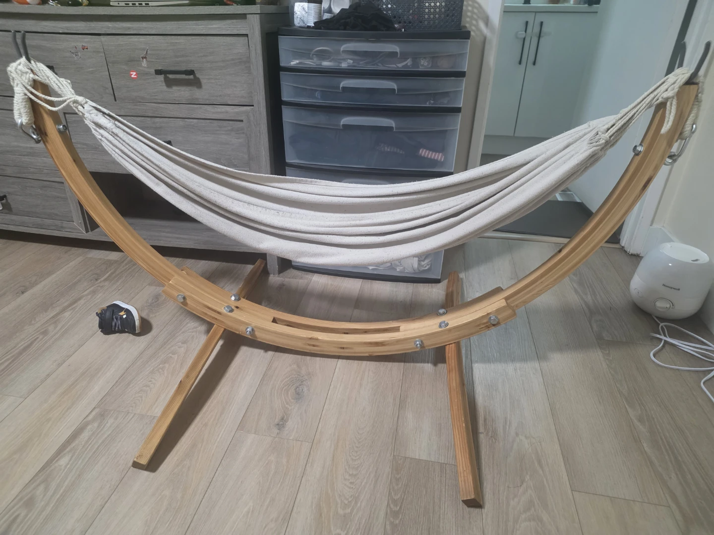 Wooden Hammock with Stand