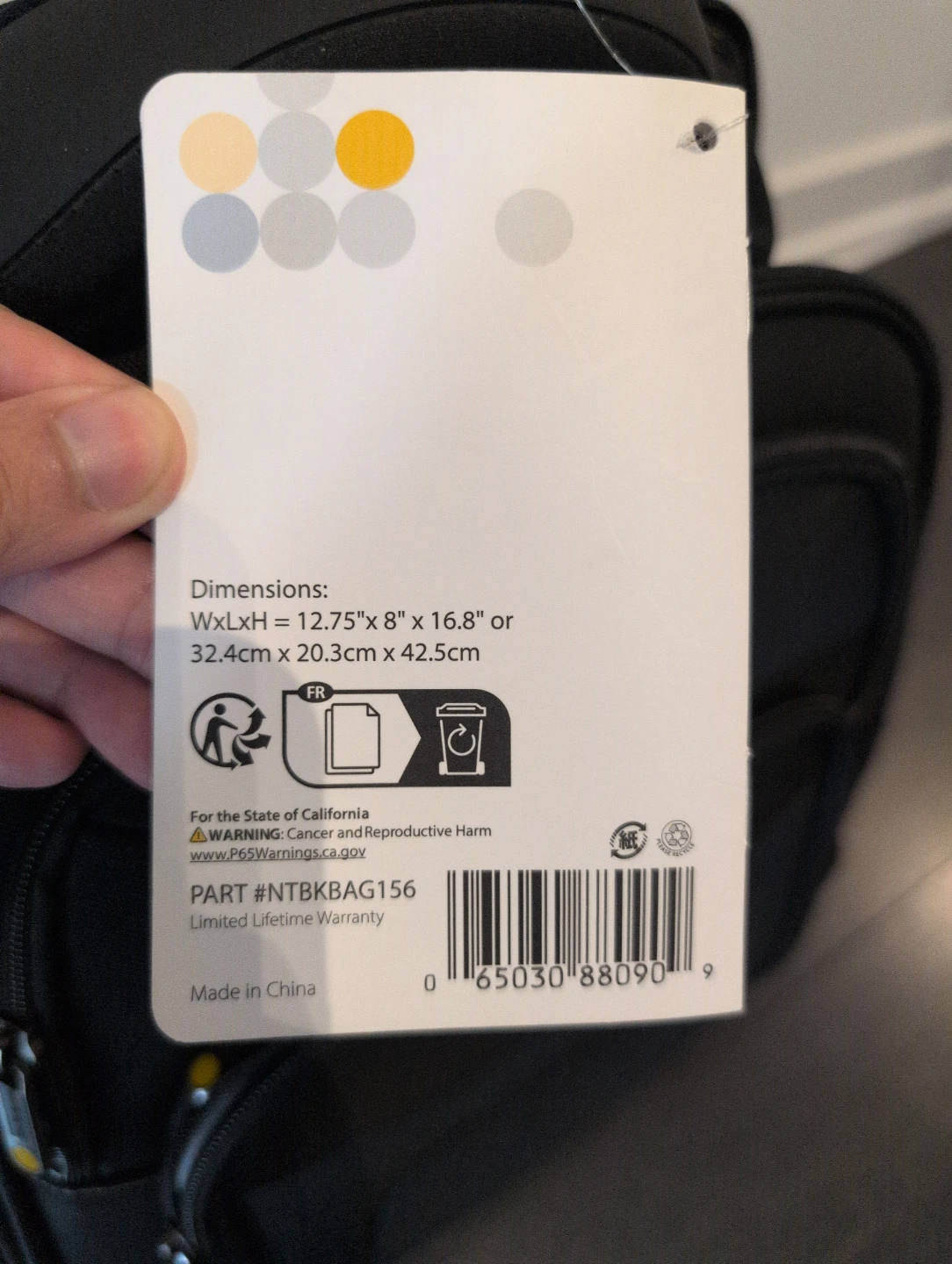 StarTech.com 15.6" Travel-Friendly Laptop Backpack - photo 4