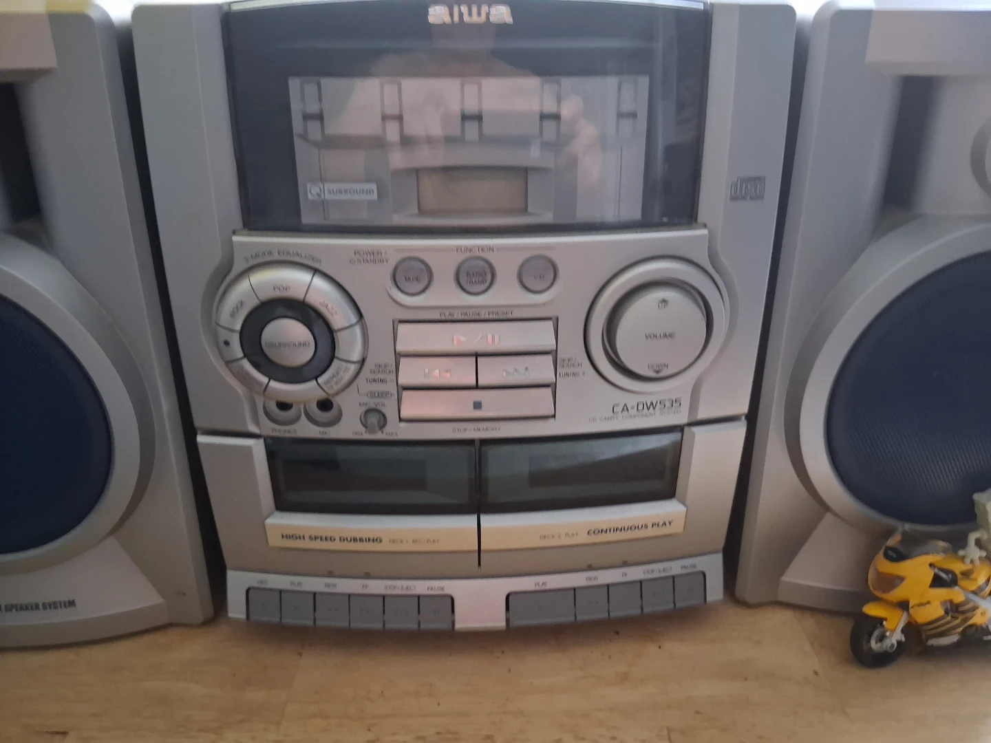 Aiwa CA-DW535 CD tape 🏈 System - photo 3