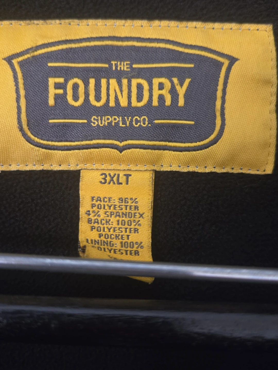 Men's 3XLT Jacket. Foundry Supply Co Softshell Fleece Lined Zip. - photo 4