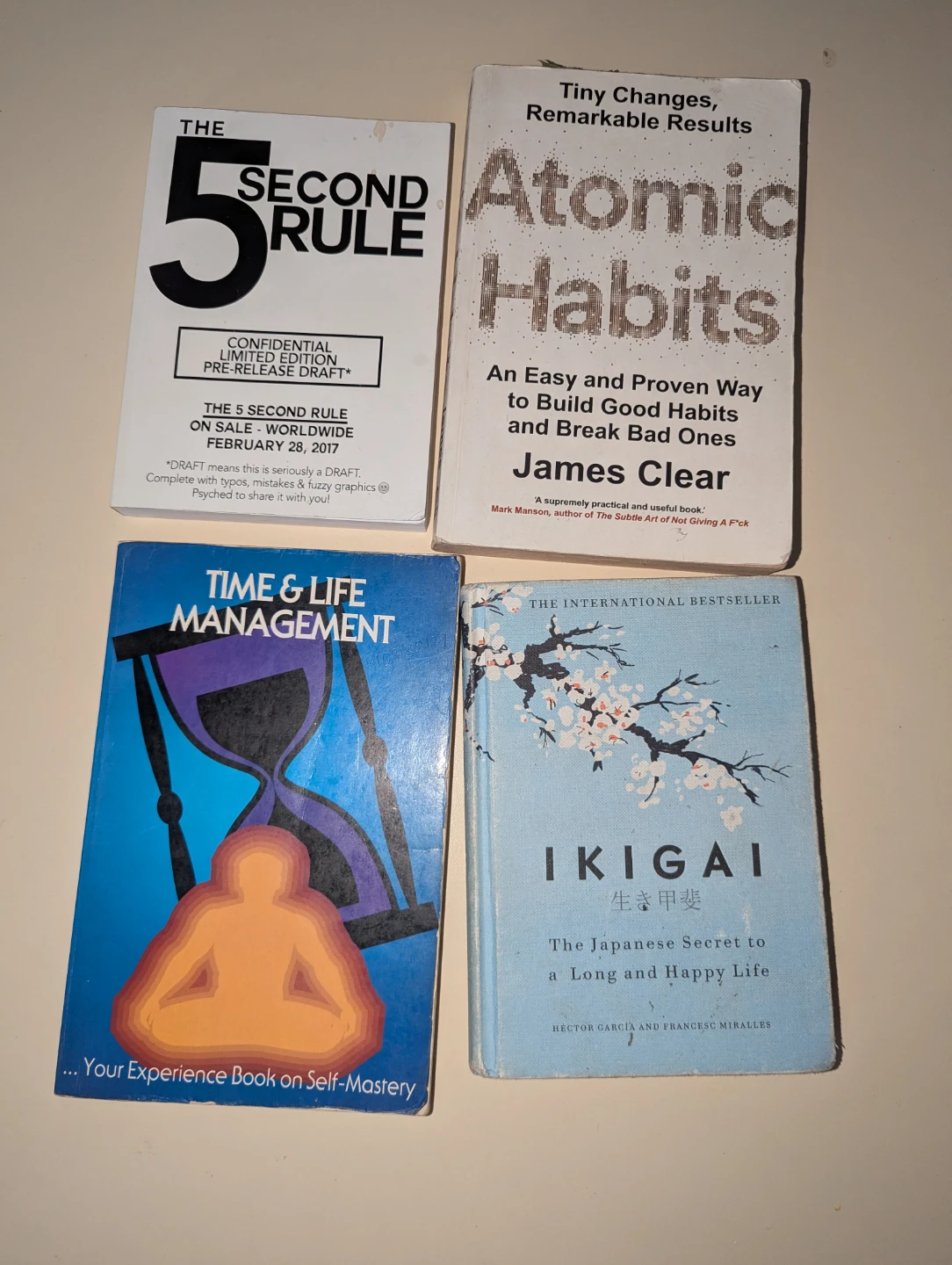 Four Self-Development Books