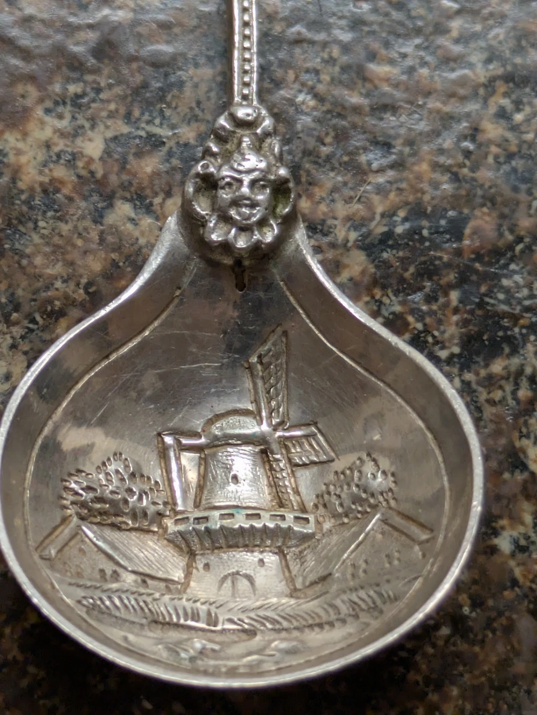 Vintage Dutch Windmill Souvenir Spoon - photo 3