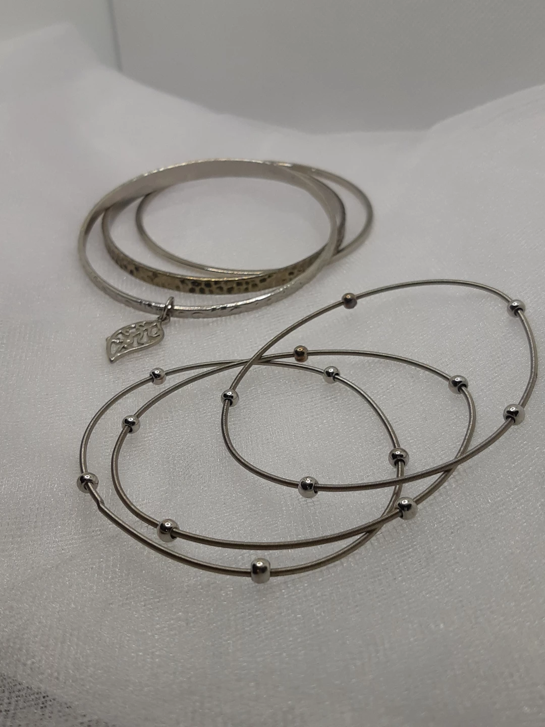 Silver Tone Bracelet set - photo 4