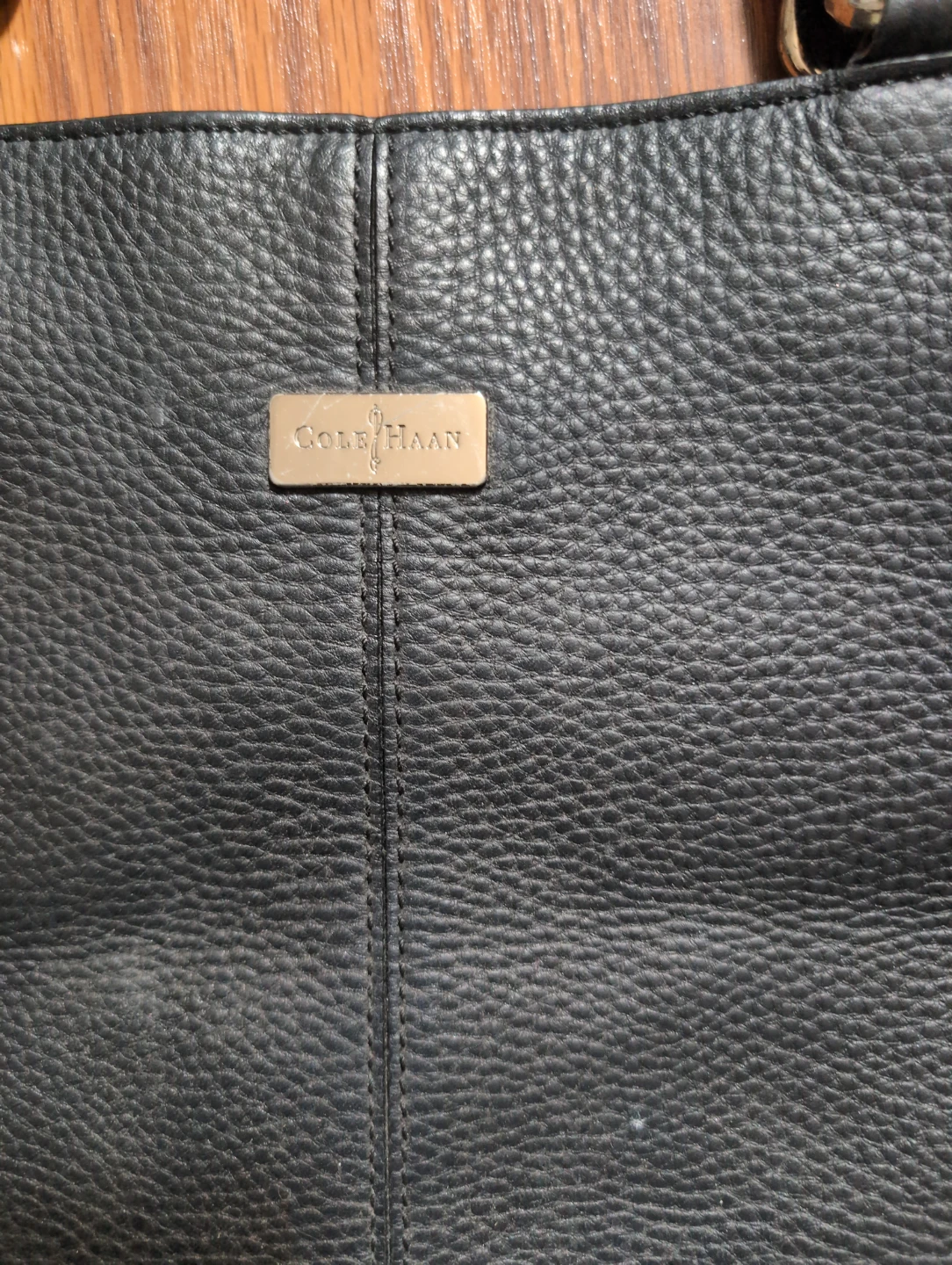 Cole Haan Leather Tote and Matching Wallet - photo 2