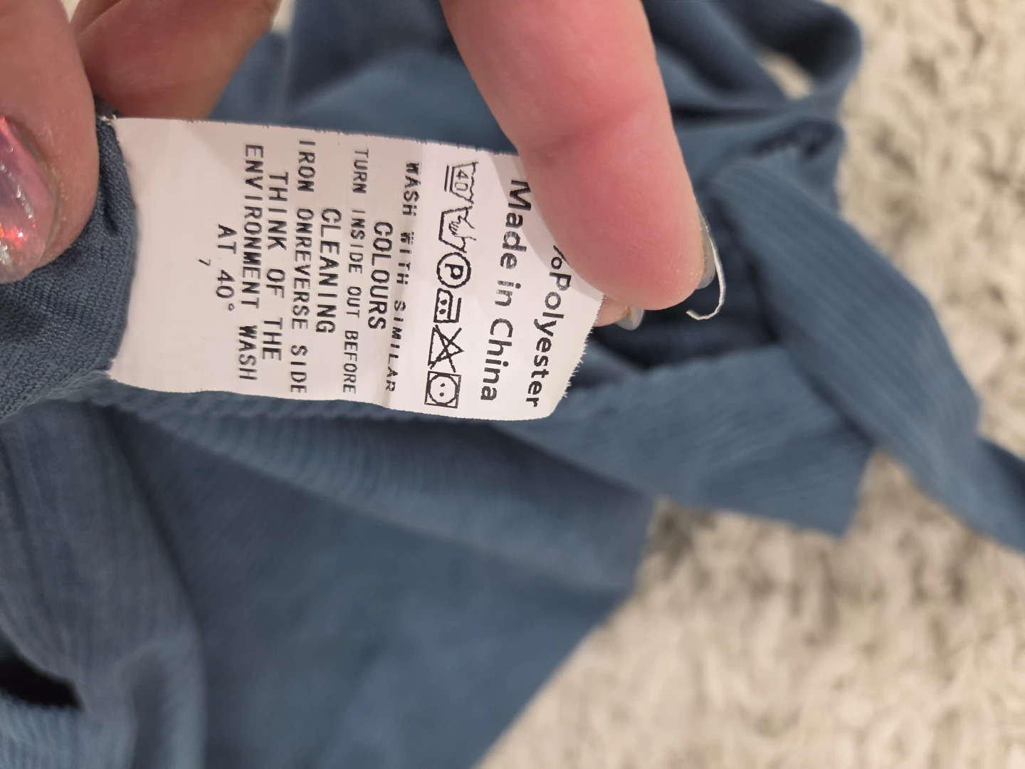 Blue Corduroy Overalls - photo 5