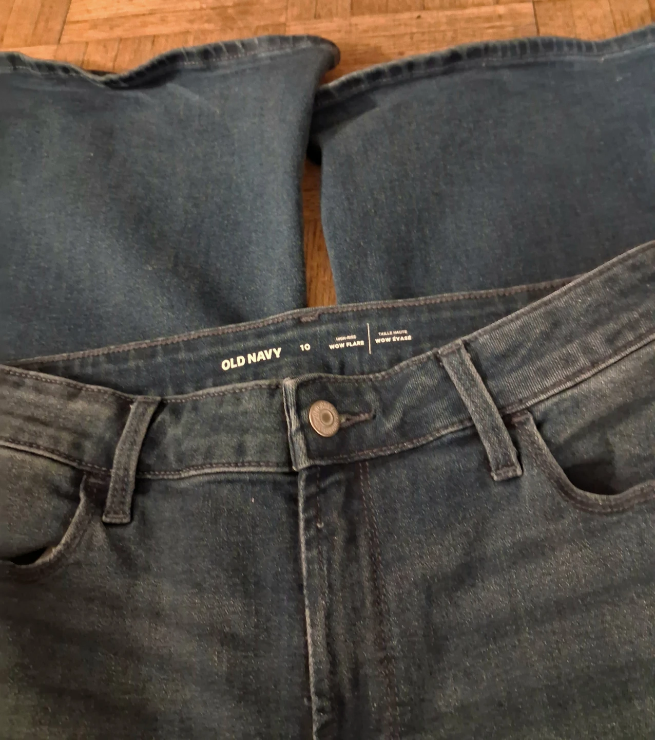 Old Navy High-Rise Wow Flare Jeans Size 10 - photo 5