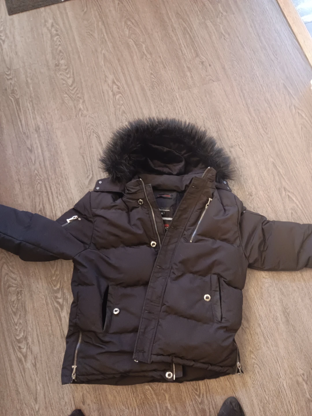 Moose Knuckles Down Filled Jacket - Black - XL Oshawa
