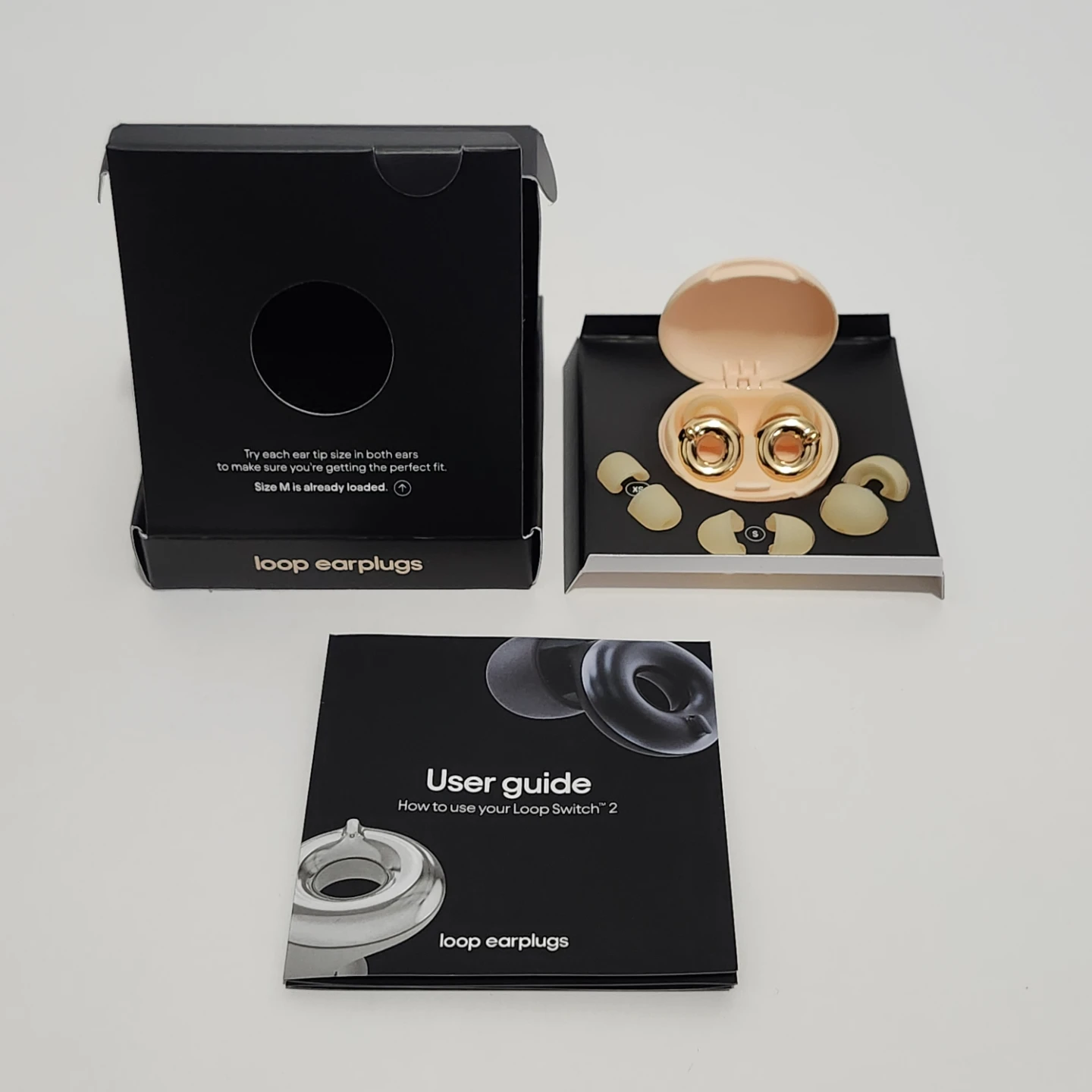 Loop Switch 2 Gold Ear Plugs NEW - photo 2
