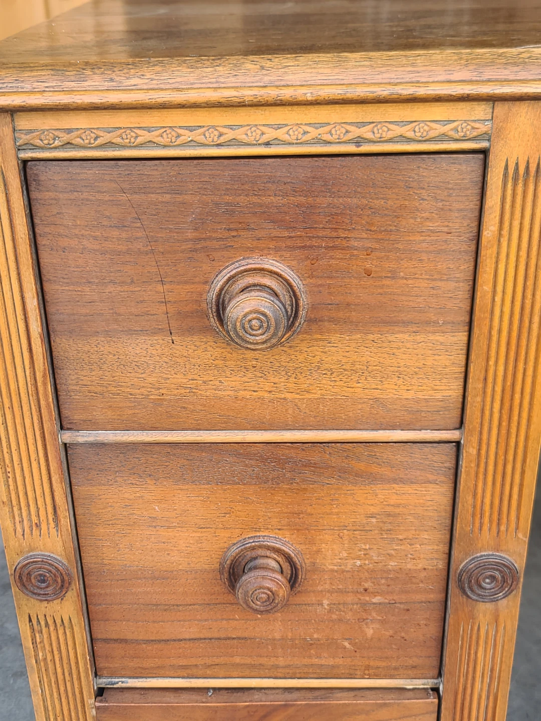 Vintage Wooden Writing Desk - photo 4