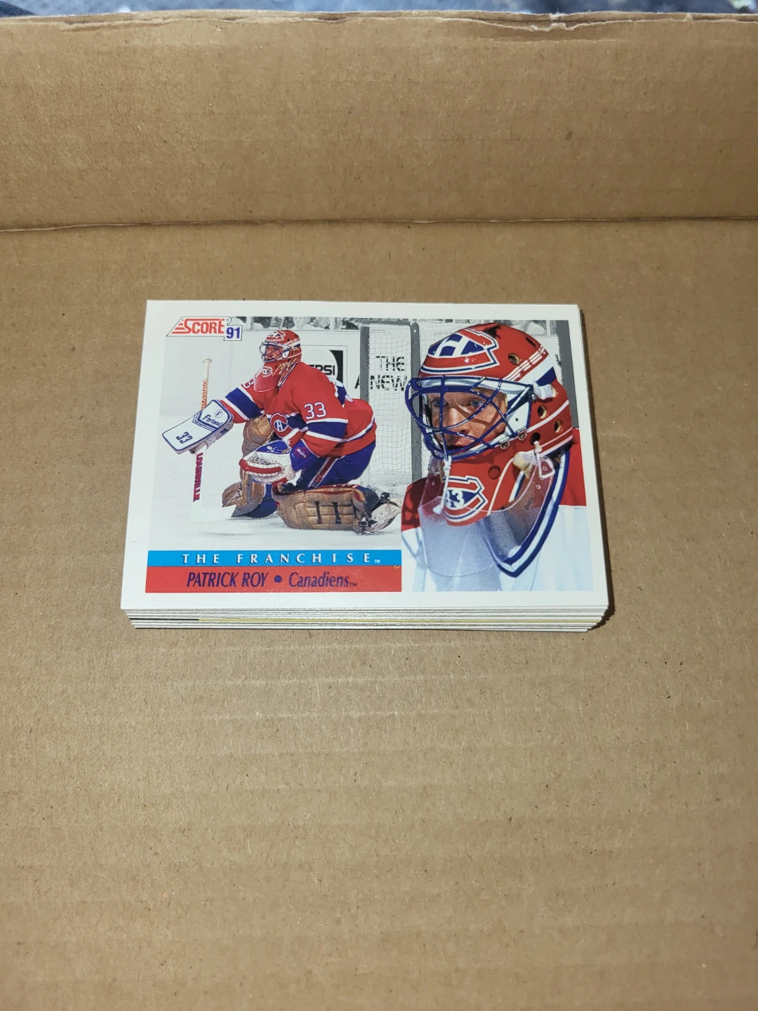 Score 91 hockey Cards