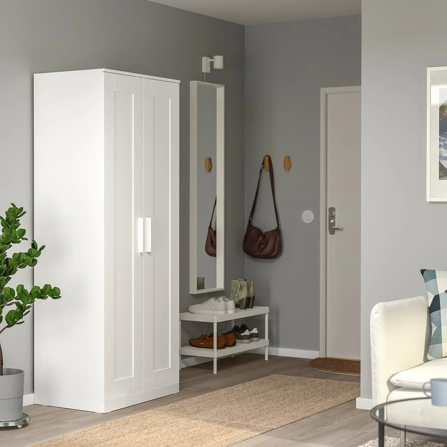 IKEA Brimnes White 2-Door Wardrobe - photo 3