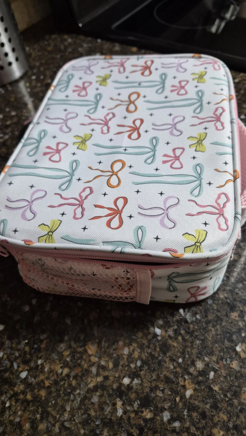 Manna Insulated Lunch Bag with Bow Print - photo 4