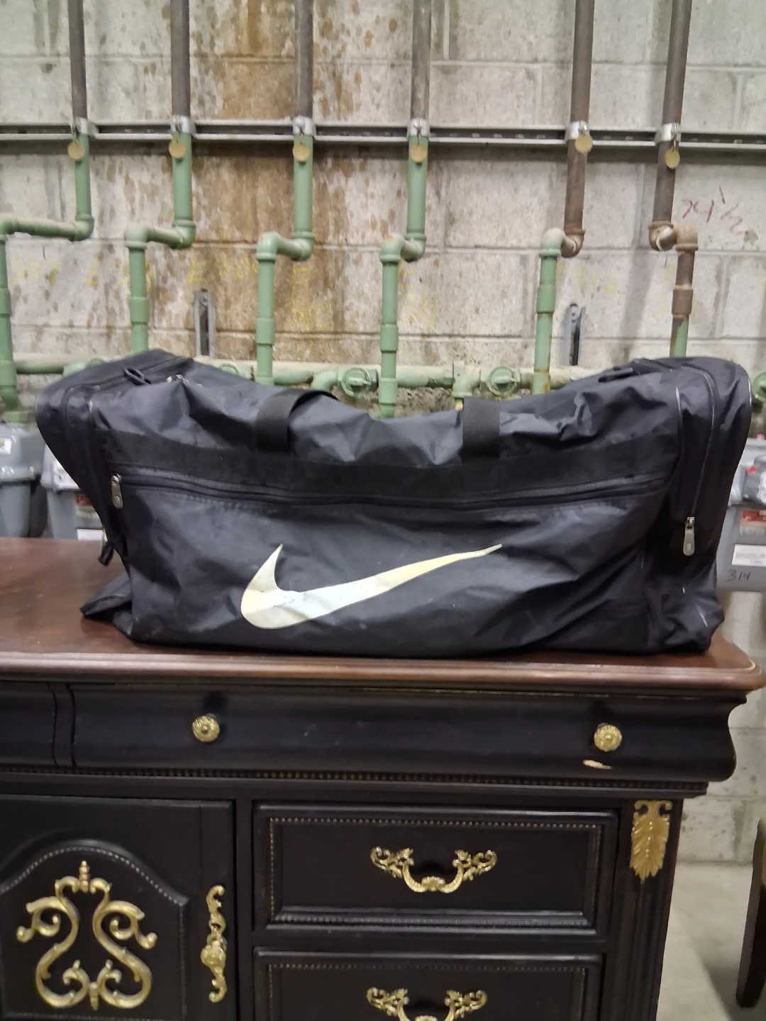 Black Nike Duffle Bag