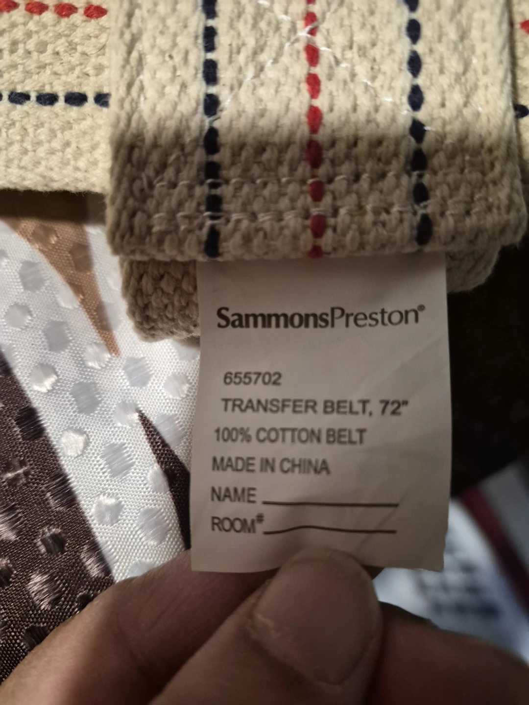 Sammons Preston Transfer Belt 72 Inch