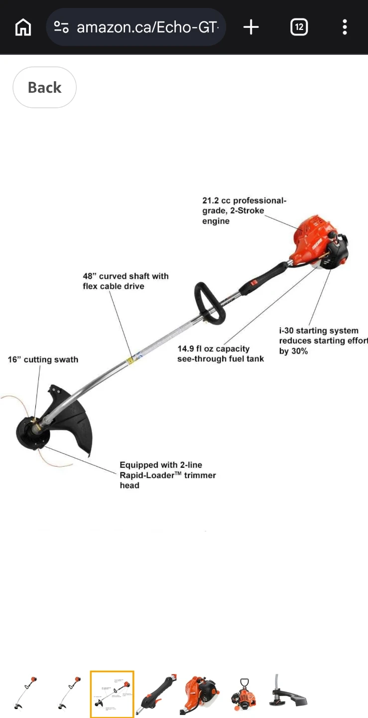 Echo GT-225 Gas-Powered String Trimmer - photo 2