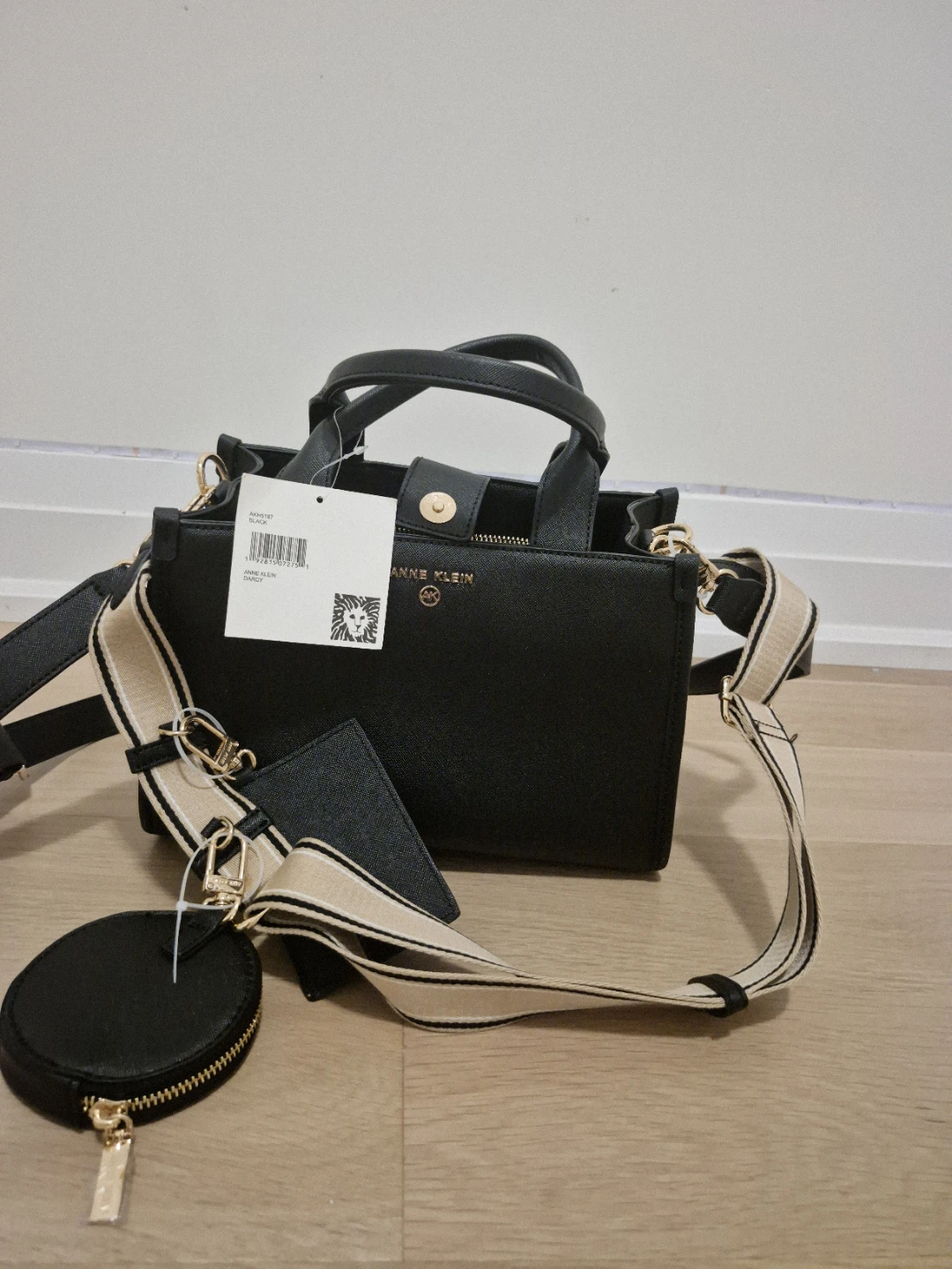Anne Klein Darcy Satchel Black
