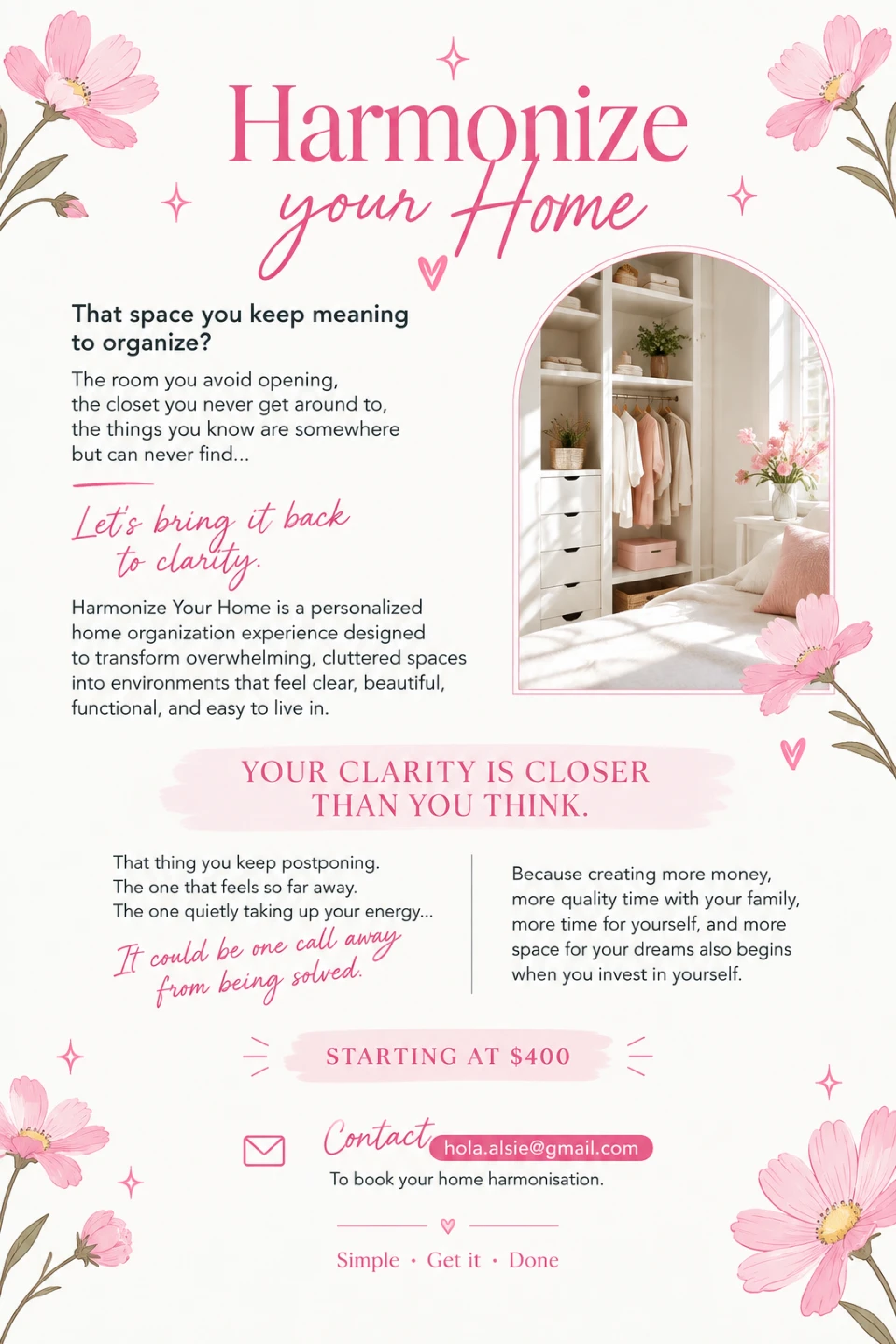 Harmonize Your Home Organization Service