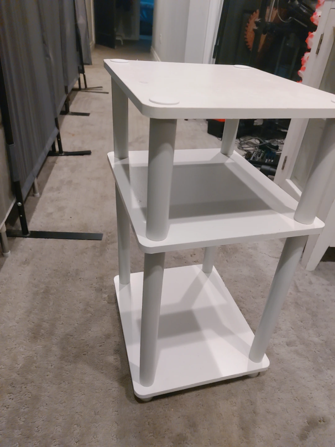 White 3-Tier Small Shelf Stand - photo 4