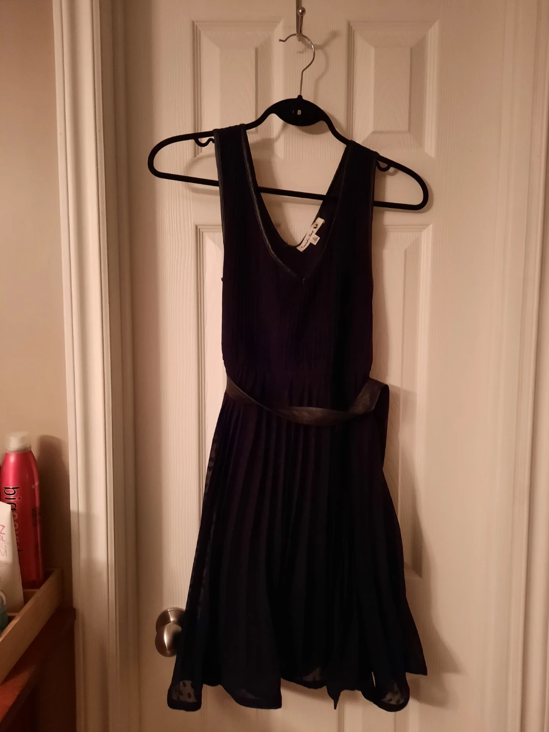 Black Pleated Dress