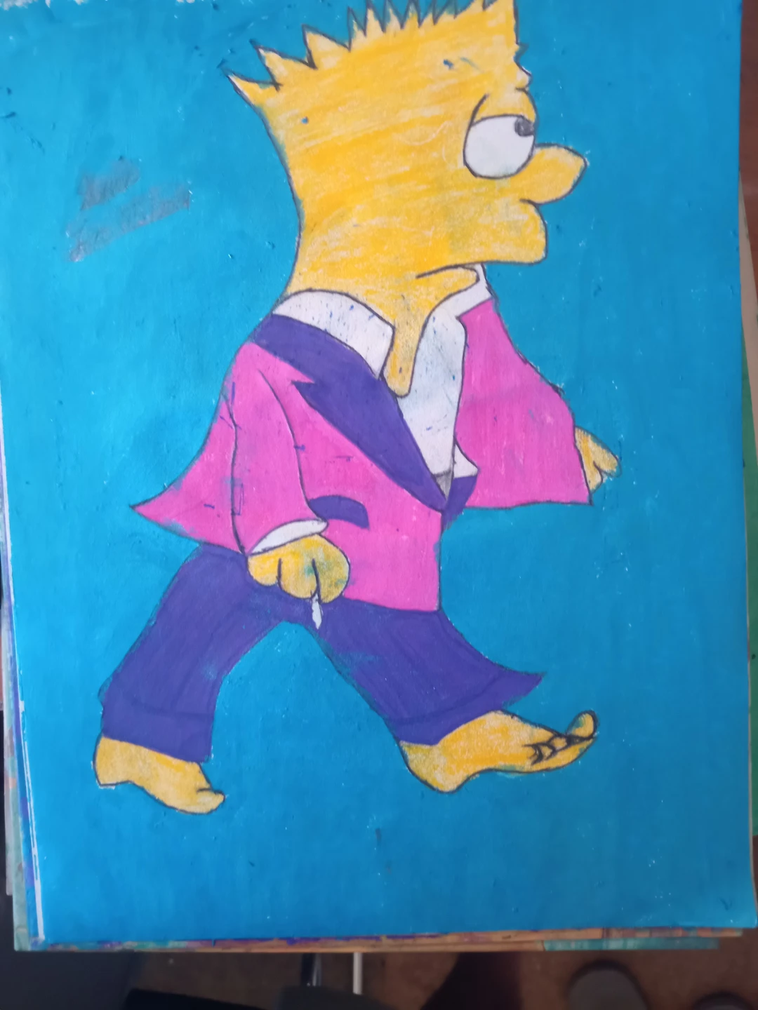 BART SIMPSON DRAWING BY CARTOONSIST SHERWIN - photo 4