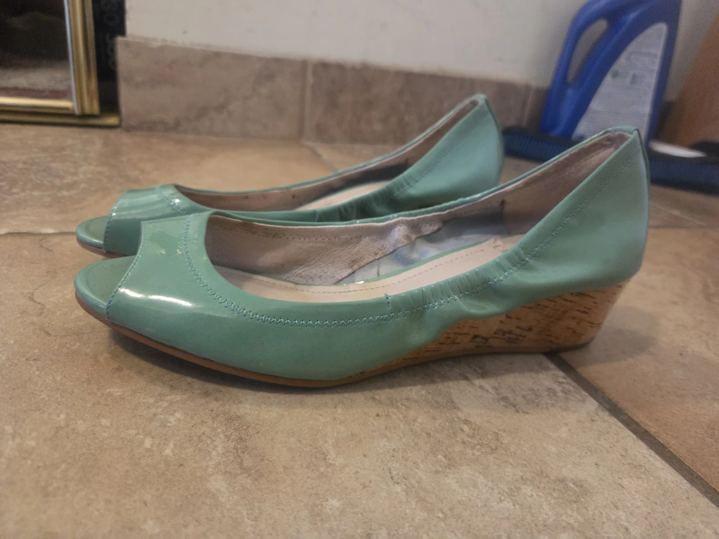 Vince Camuto Mint Green Wedge Heels - photo 2