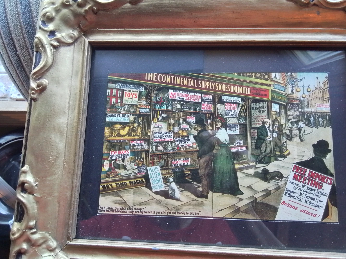 Vintage 1906 British Political Satire Print - photo 2
