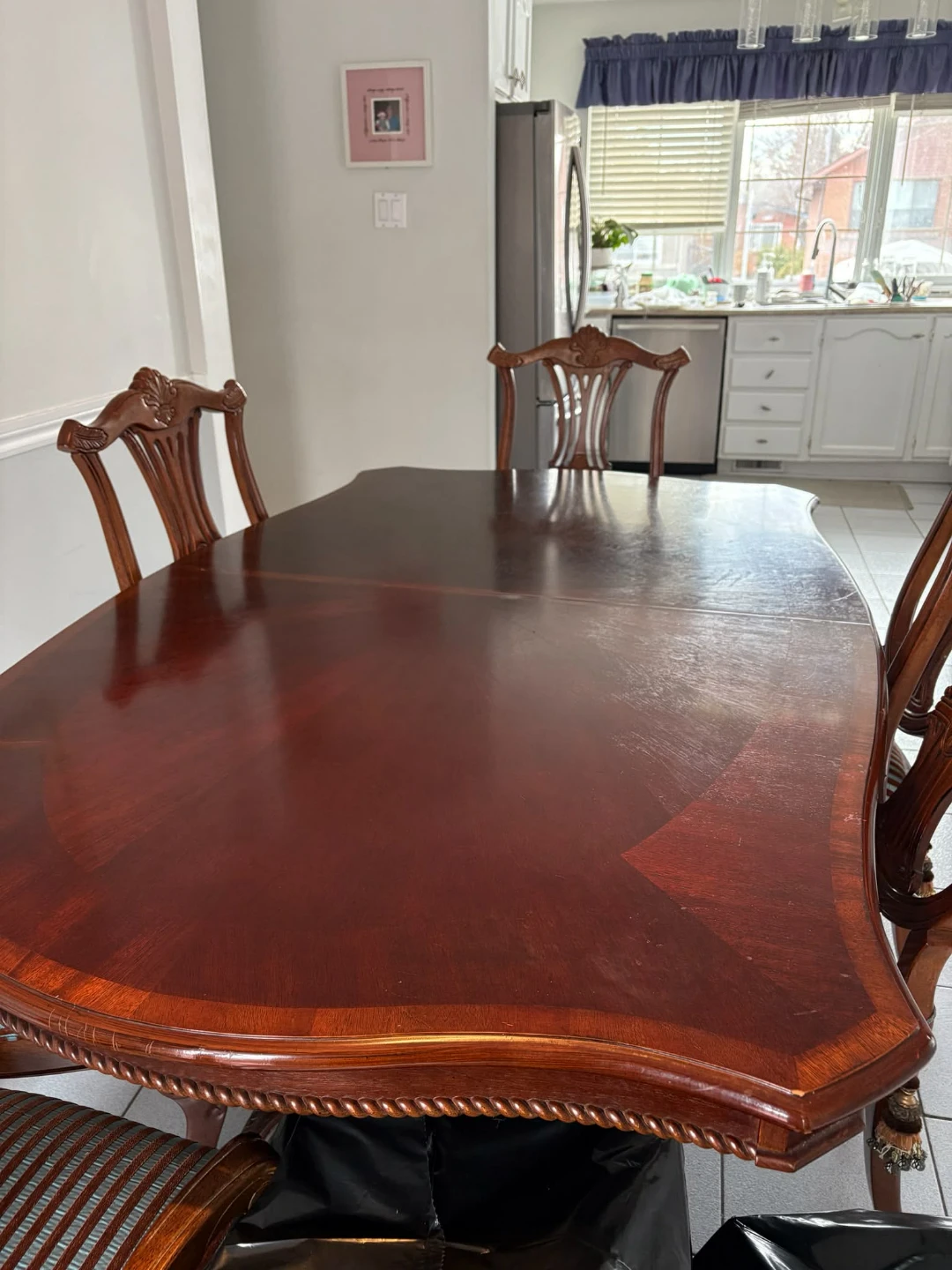 Traditional Dining Table Set with Chairs