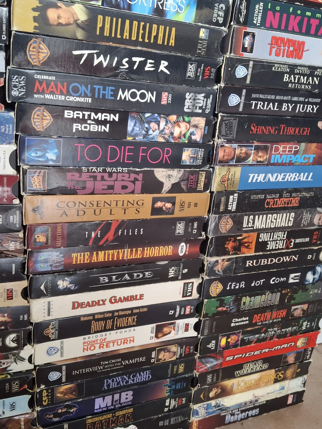 Large Collection  Vintage VHS Movie Tapes - photo 3