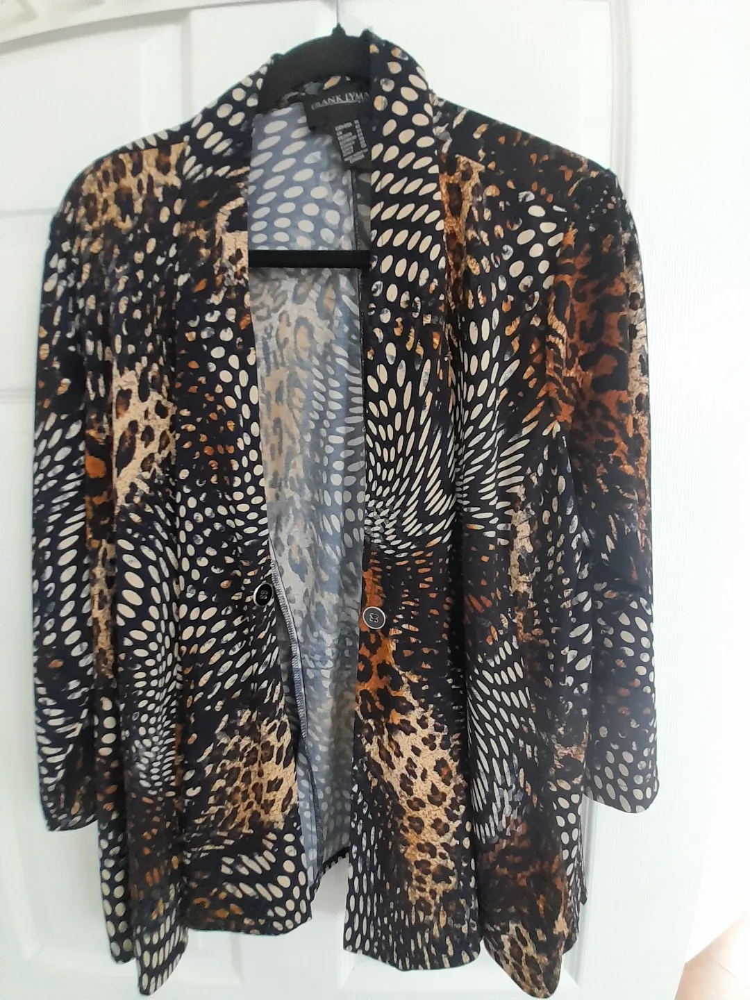 Frank Lyman Animal Print Blazer - photo 2