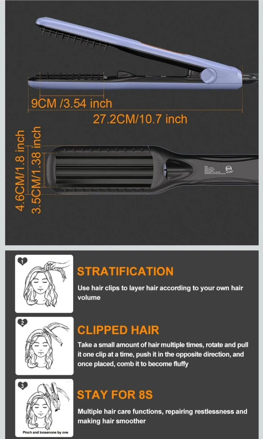 JINRI Volumizing Hair Iron - photo 5