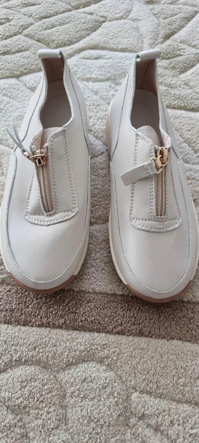 Vans Leather Zip Sneakers