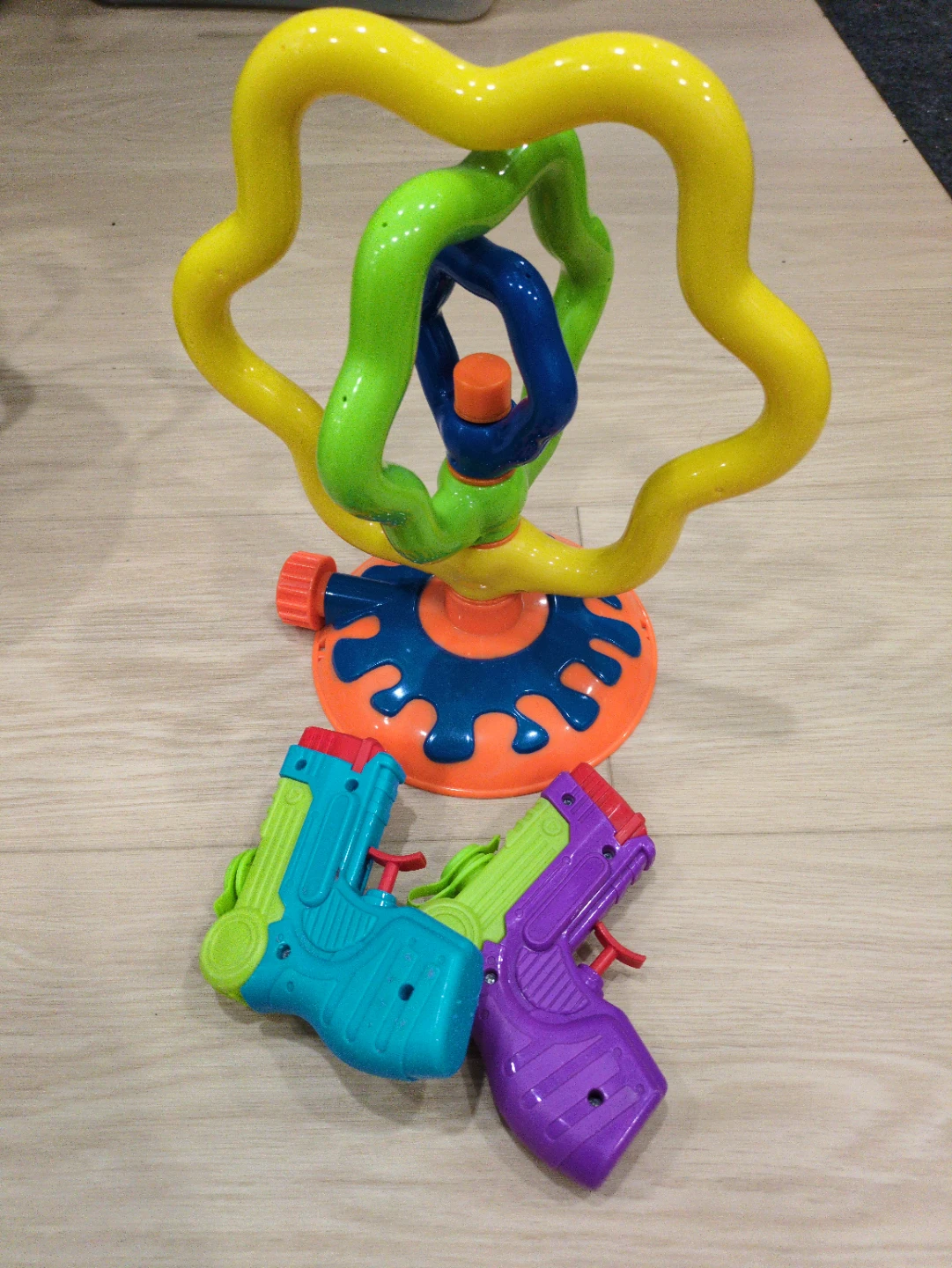 Free with Purchase: Water Sprinkler and 2 Water Guns