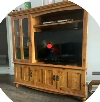 Solid Wood Entertainment Unit