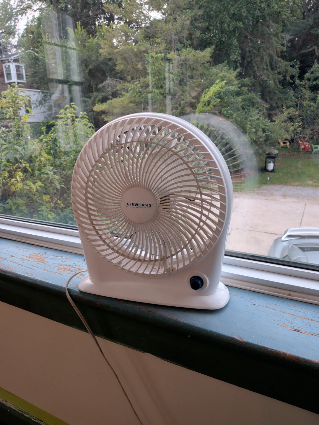Airworks White Desk Fan