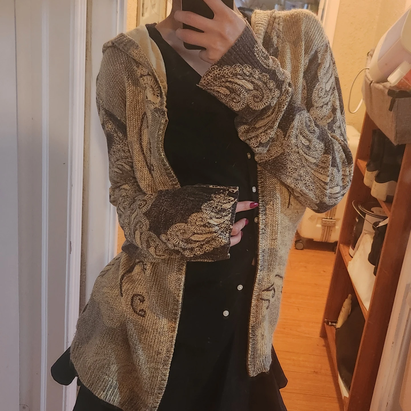 Y2K Vintage AVA Zip-Up knit jumper M