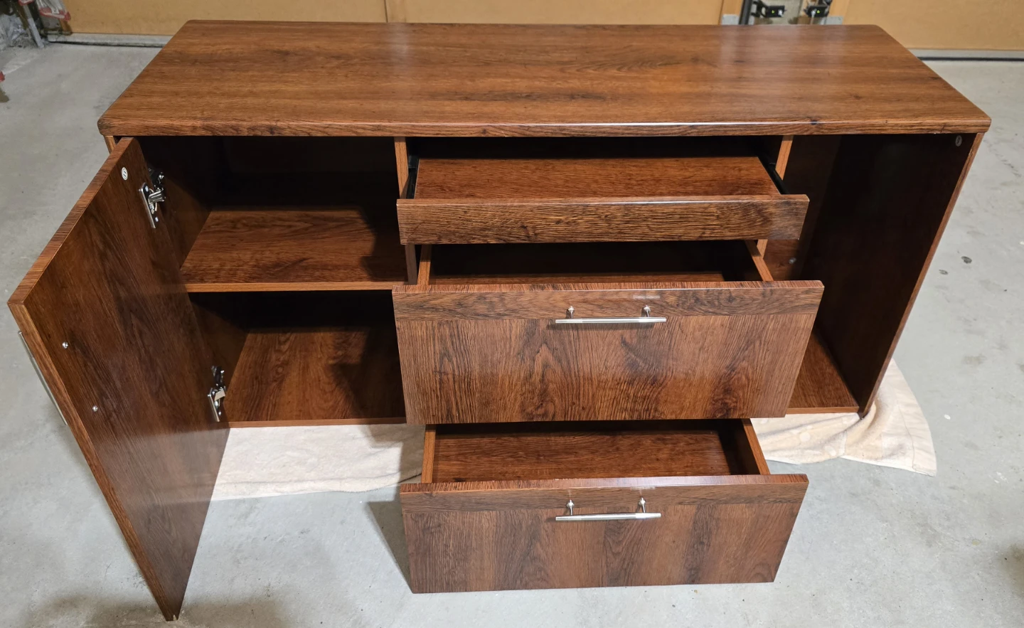 FREE Dark Wood TV Media Console - photo 2