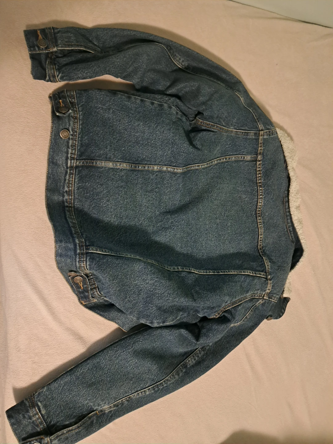 Small Old Navy Sherpa-Lined Denim Jacket - photo 3