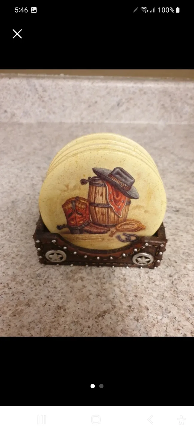 Western Style Coaster Set🏈