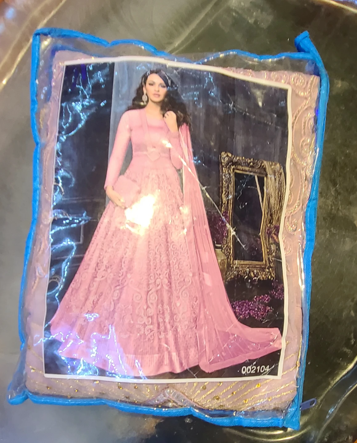 Pink Embroidered Anarkali Gown - photo 2