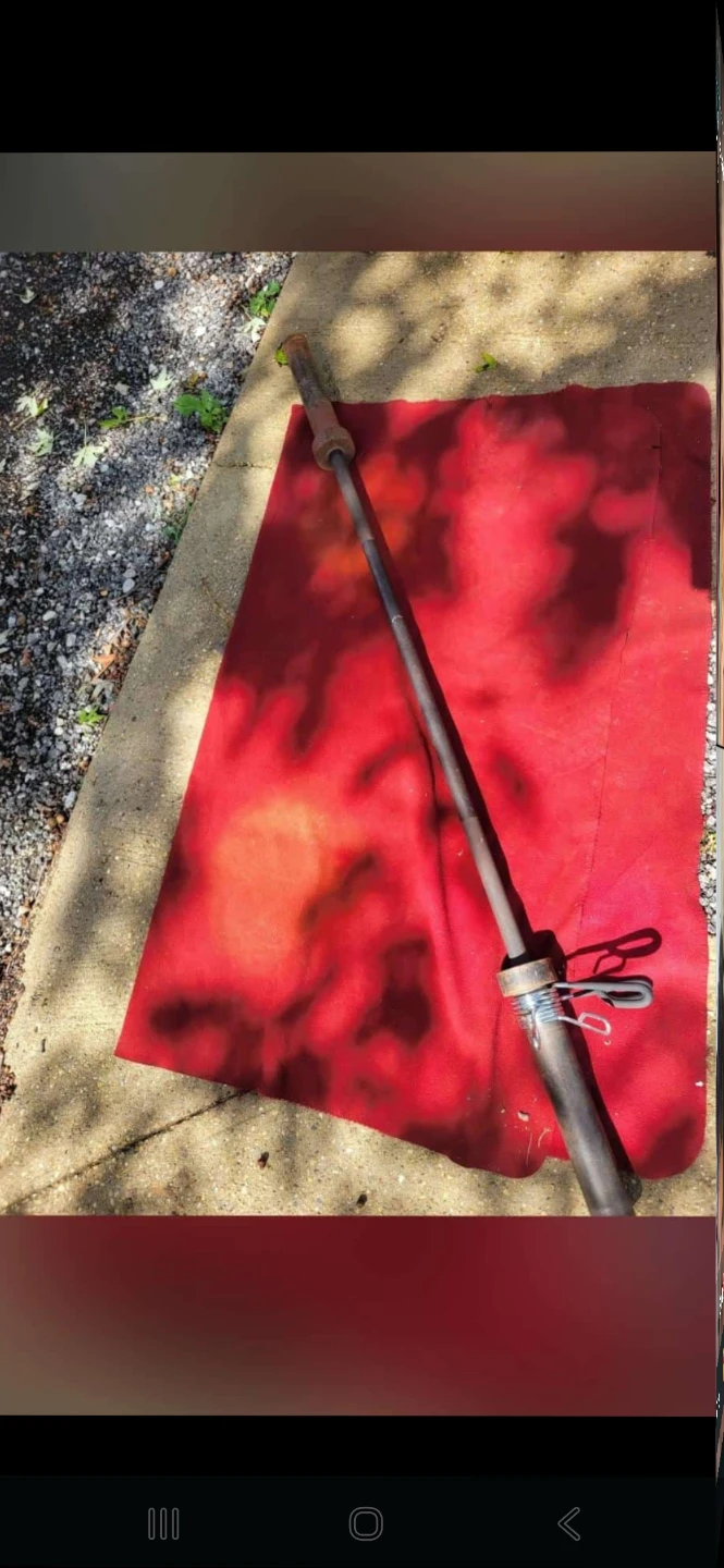 Standard Steel Weightlifting Barbell