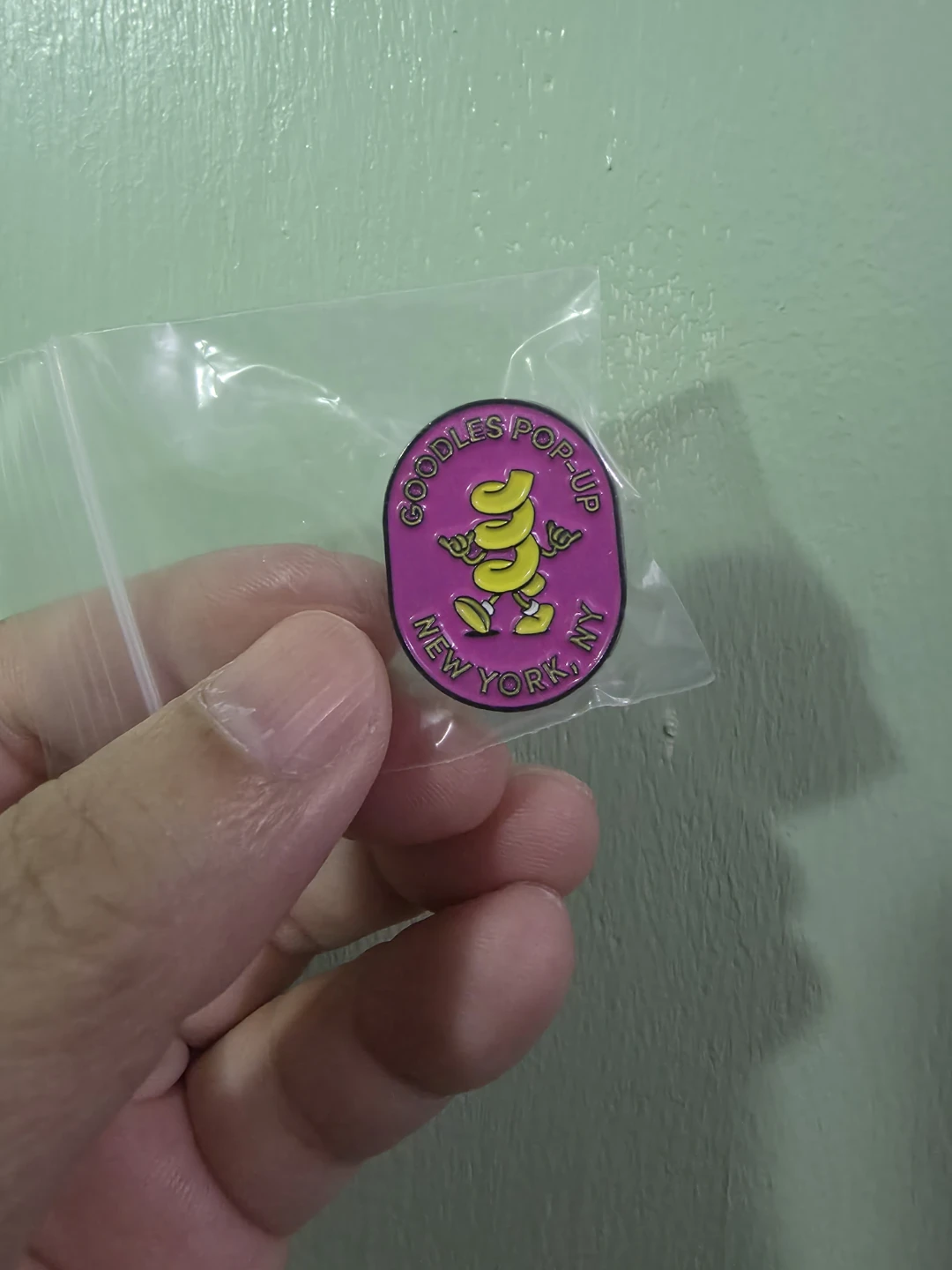 Goodles Pop-Up New York Enamel Pin 🏈