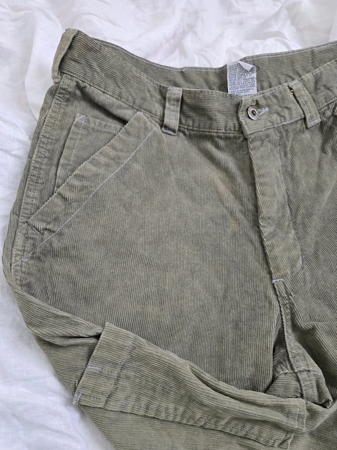 🏈 Corduroy Pants Size 32 100%Cotton - photo 3