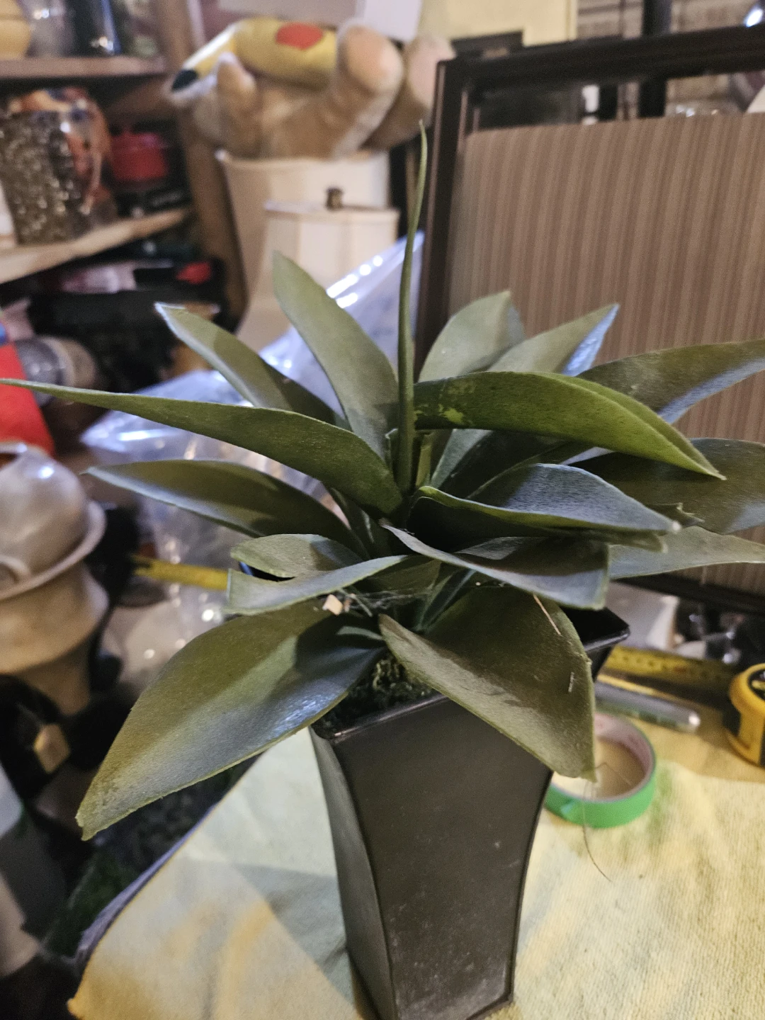 Artificial Plant in Black Square Pot - photo 4
