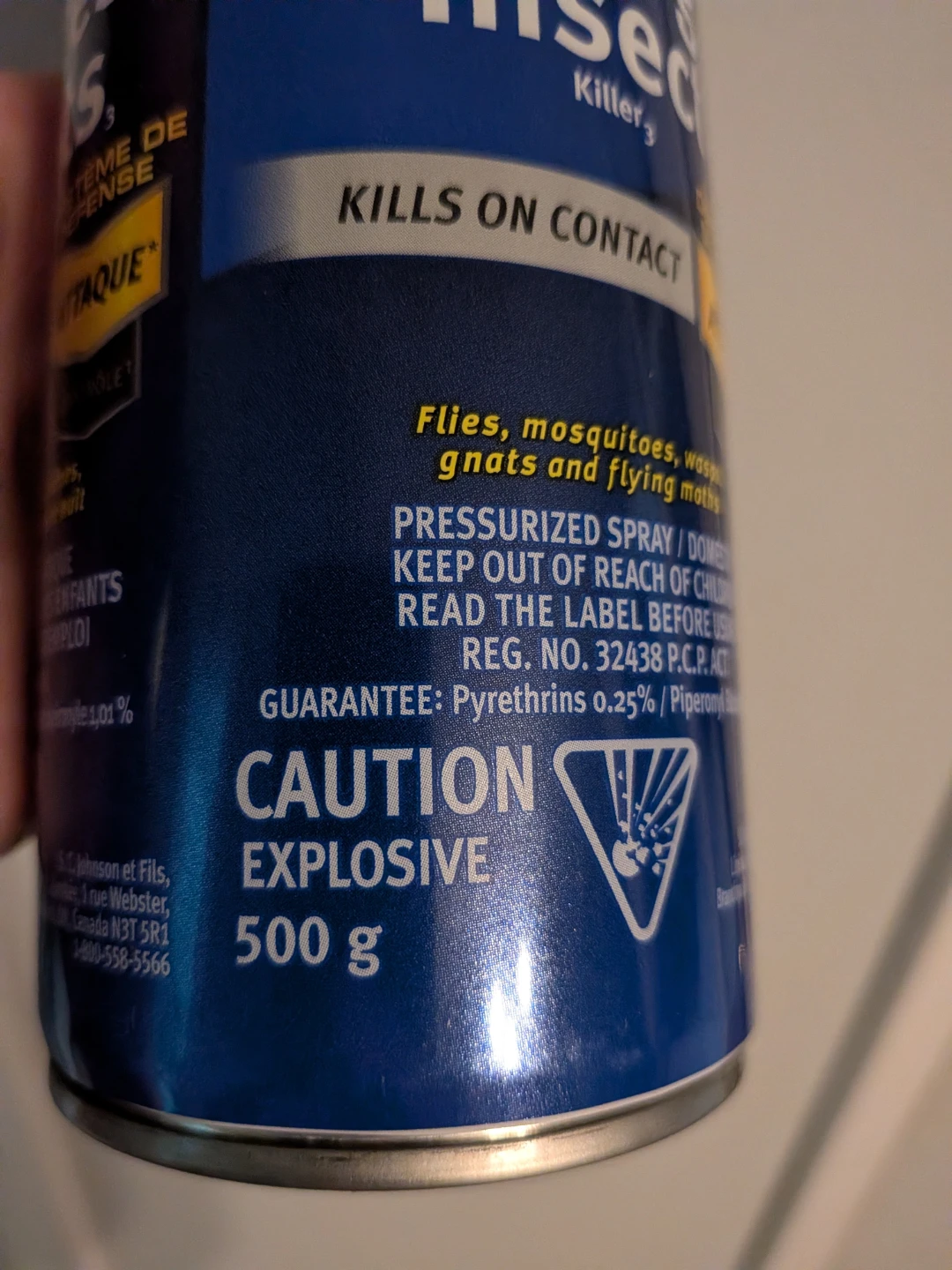 Big bottle Raid Max Flying Insect Killer 500g - photo 5