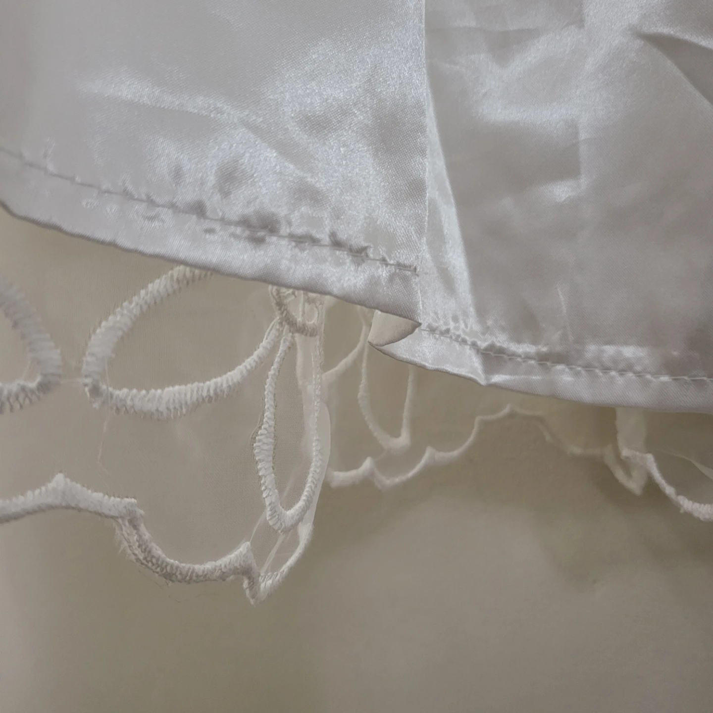 White Floral Lace Dress (Women's Size M) - Like New - photo 5