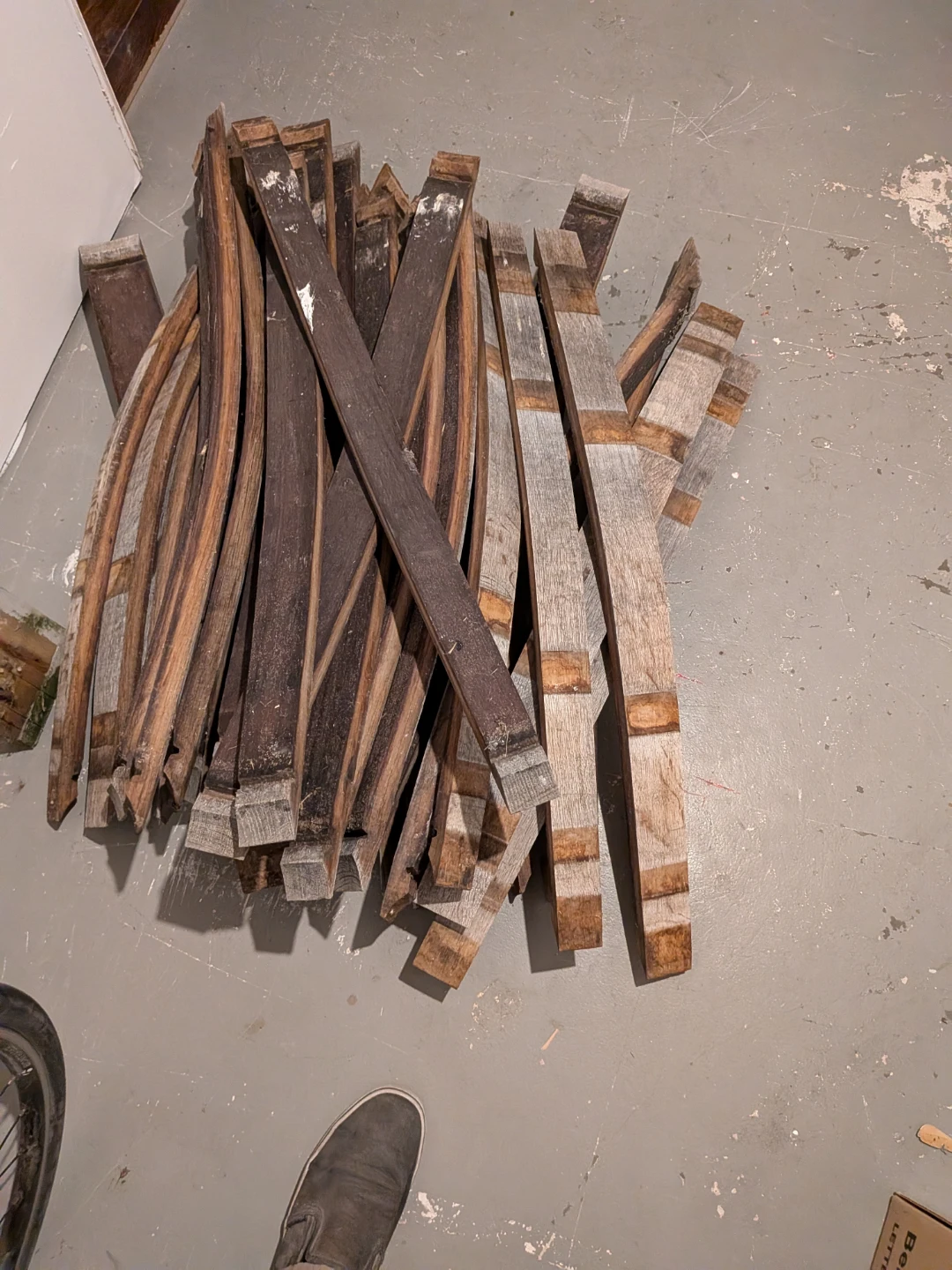 Oak Wine Barrel Staves